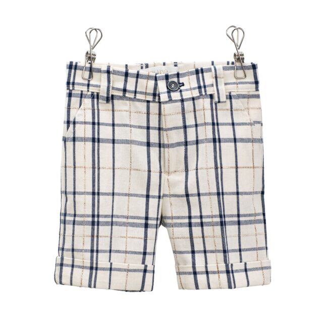 Bermuda all'inglese in tessuto tartan Pure Firenze