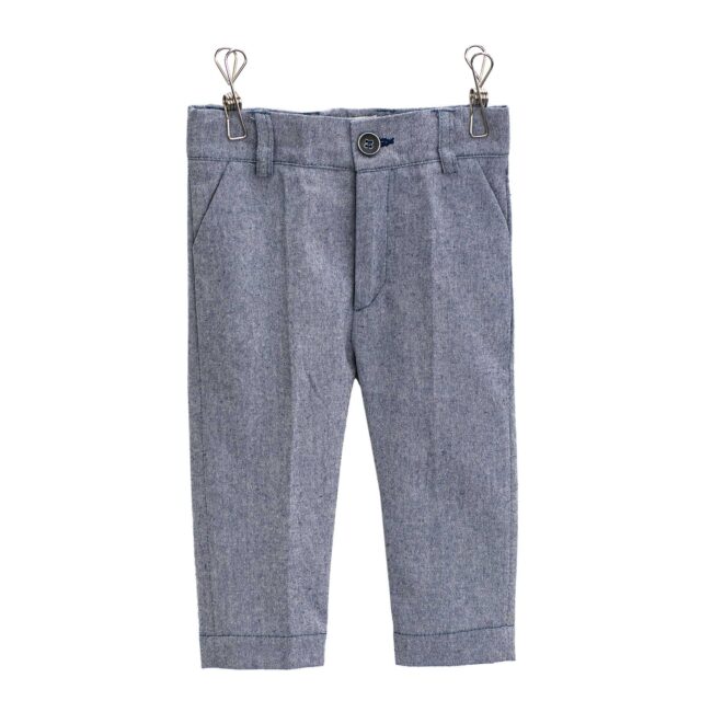 Pantalone elegante blu delavè Pure Firenze