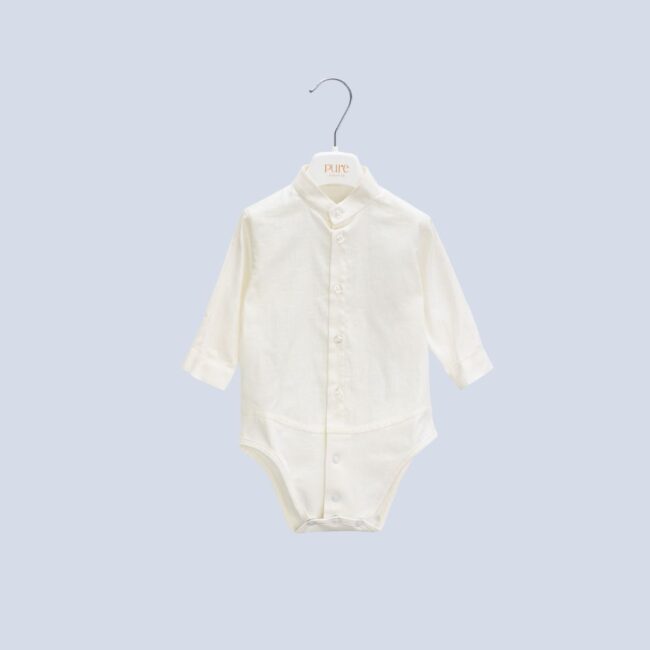 Body camicia coreana misto lino Pure Firenze