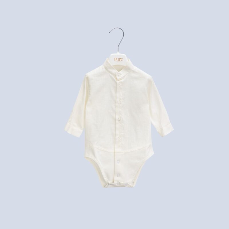 Body camicia coreana misto lino Pure Firenze