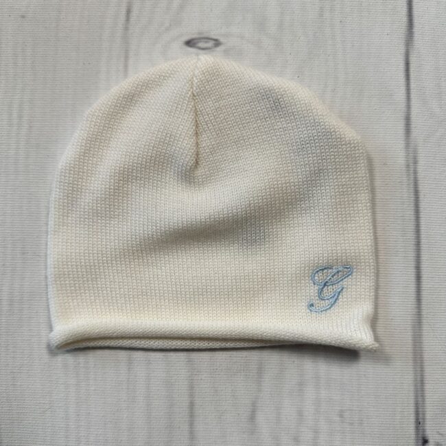 Cuffietta neonato in puro cotone personalizzata