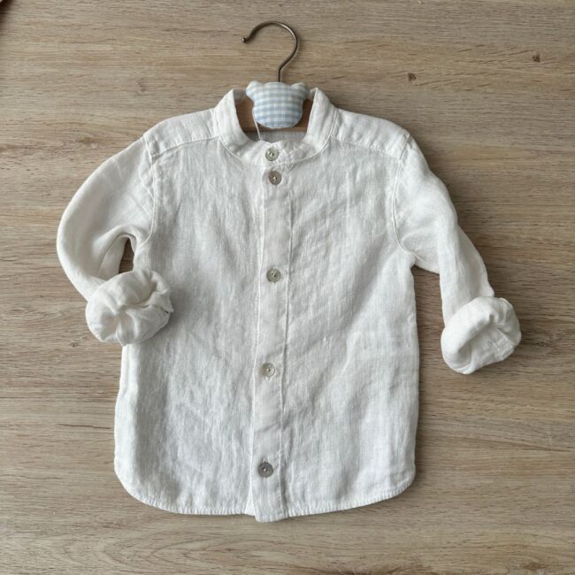 Camicia coreana in puro lino Coccodè