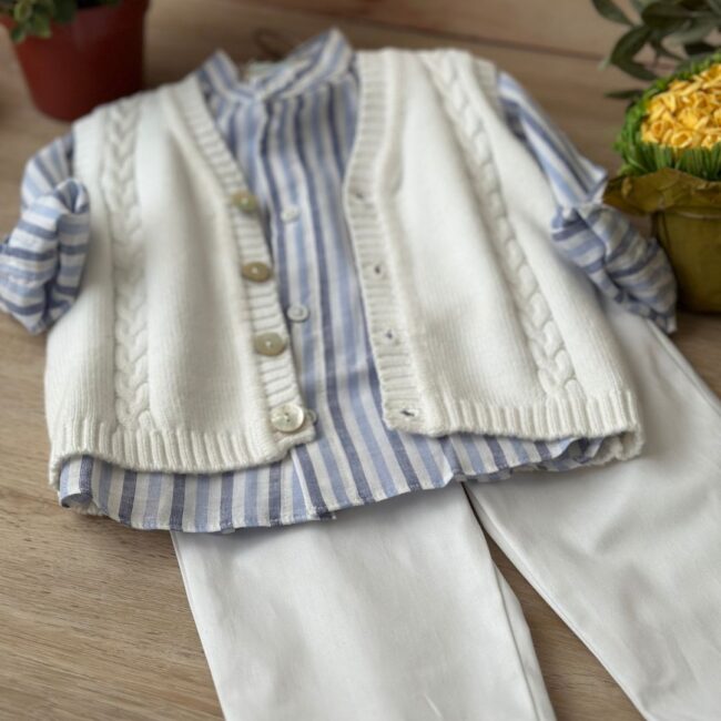 Completo con gilet in filo Coccodè
