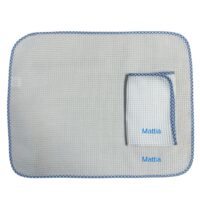 Set tovaglietta/tovagliolo personalizzati in nido d'ape