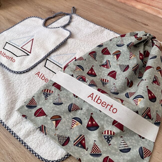 Set Asilo Personalizzato scuola materna tessuti americani