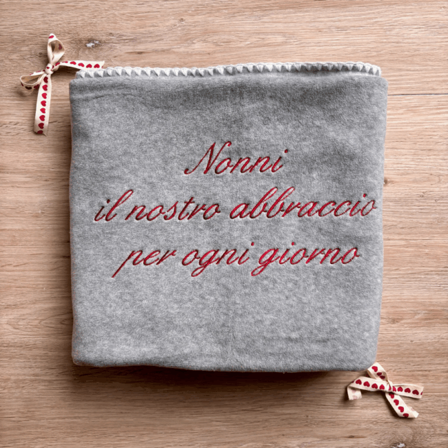 Copertina Calda con frase personalizzata