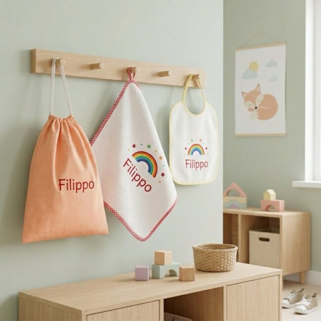 Set Asilo Arcobaleno Personalizzato