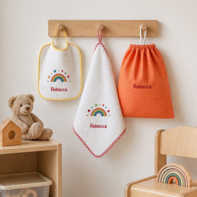 Set Asilo Arcobaleno Personalizzato