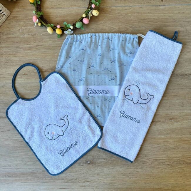 Set Asilo Personalizzato NIDO Balena Avio
