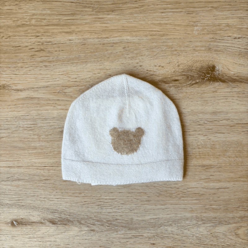 Cuffietta neonato in maglia Orsetto Coccodè - immagine 3