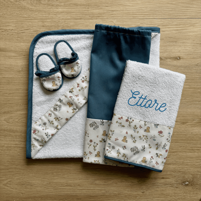 Set Bagnetto Personalizzato "Orsetto nel Bosco" - immagine 6