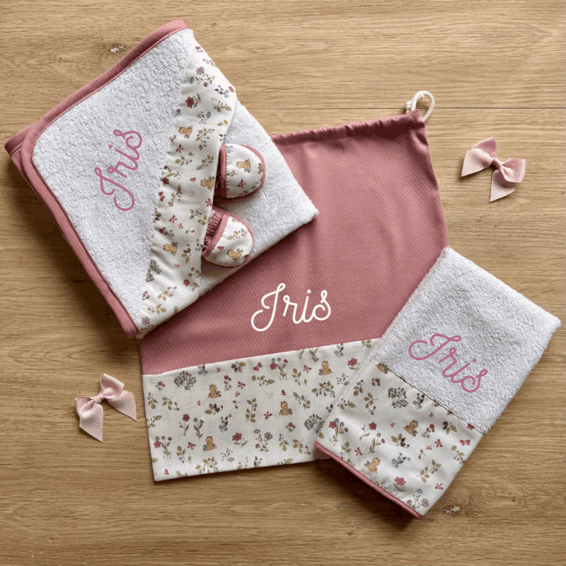 Set Bagnetto Personalizzato "Orsetto nel Bosco" - immagine 2