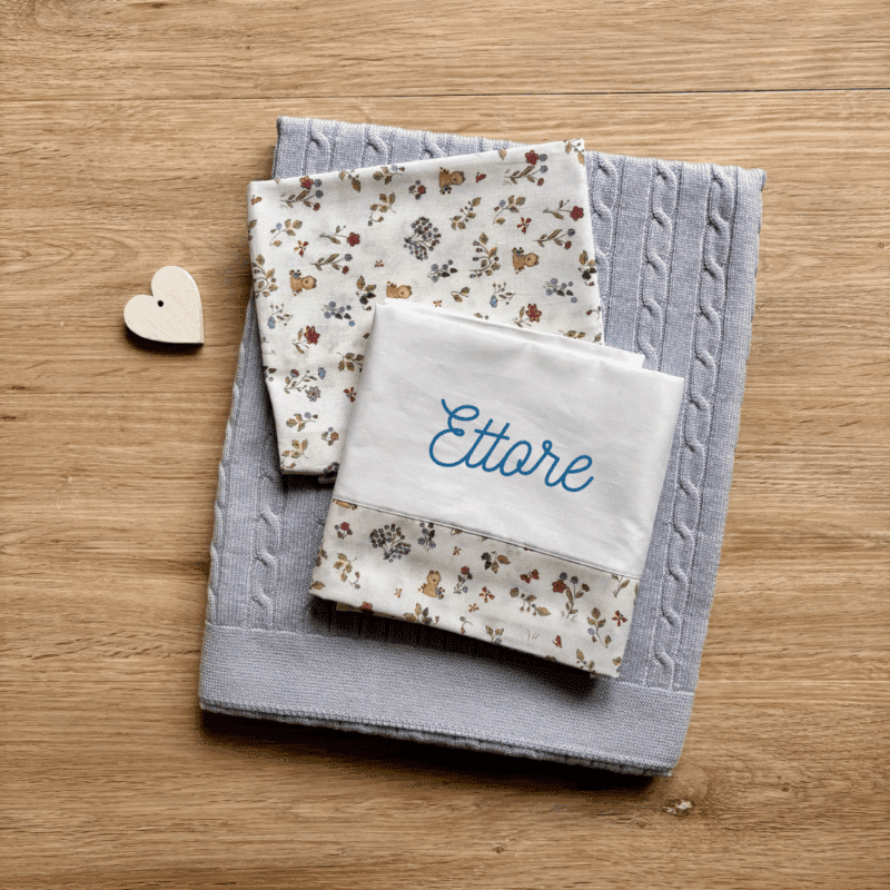Set Culla Personalizzato “Orsetto nel Bosco” - immagine 5