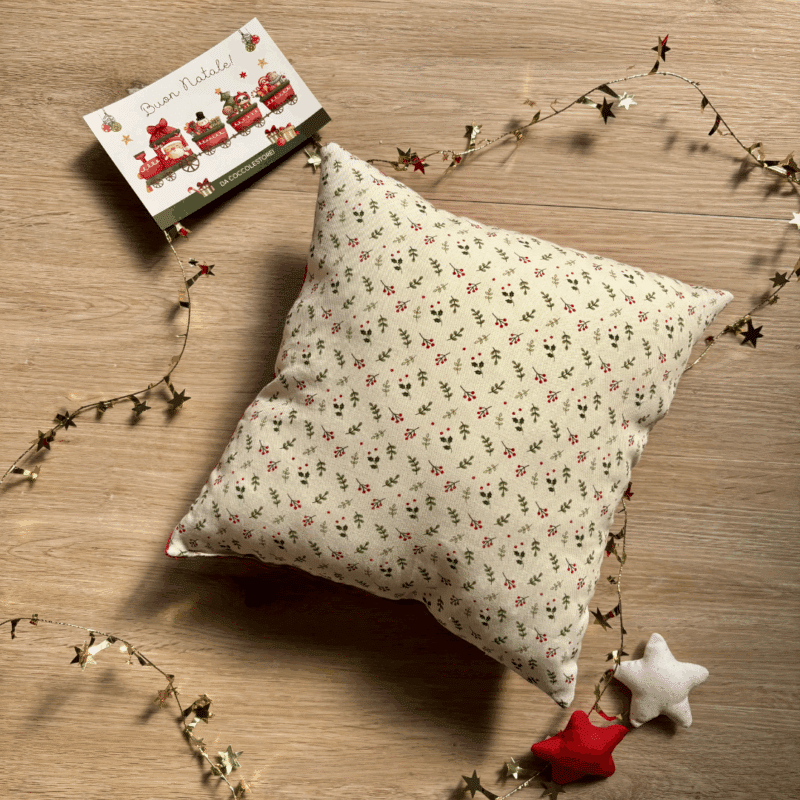 Cuscino Coccola Natalizia con frase personalizzata - immagine 5