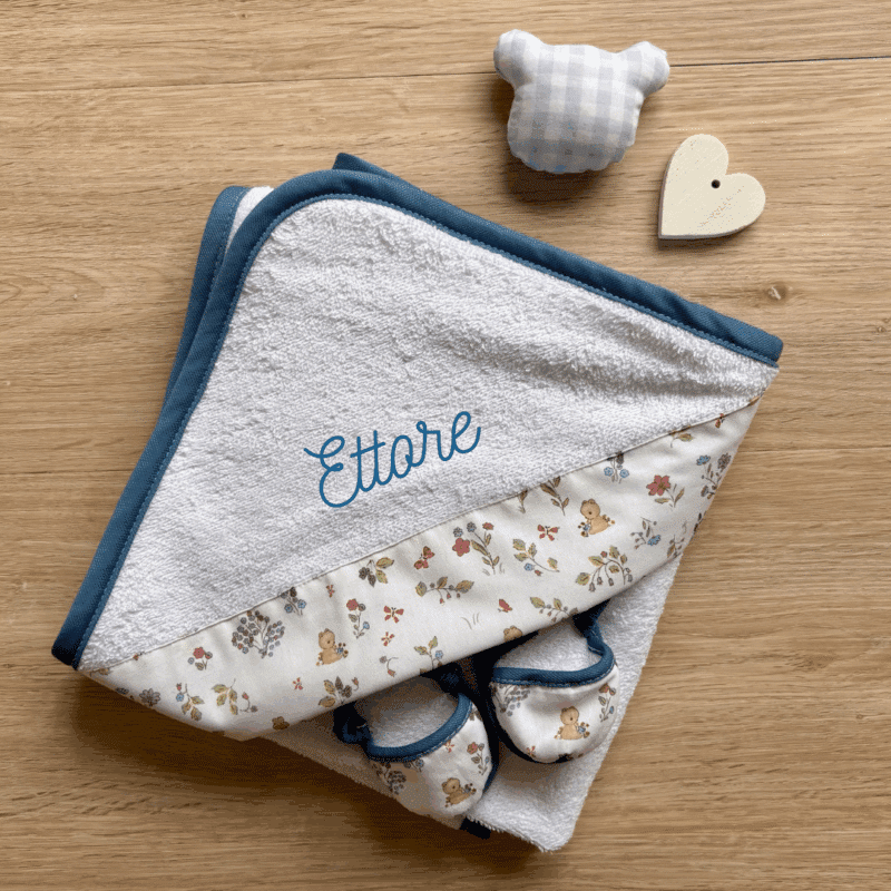 Set Bagnetto Personalizzato "Orsetto nel Bosco" - immagine 8