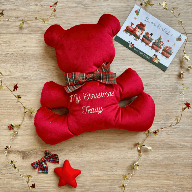 Orsetto Coccola di Natale Personalizzato