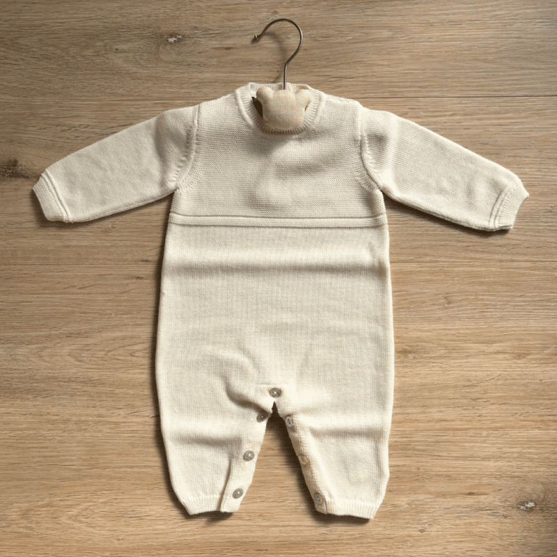Set regalo nascita personalizzato in pura lana - immagine 2