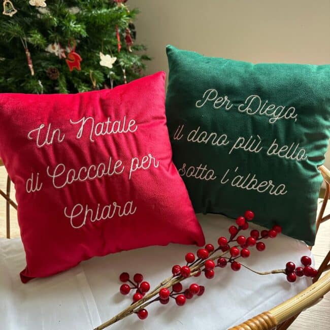 cuscini Natale