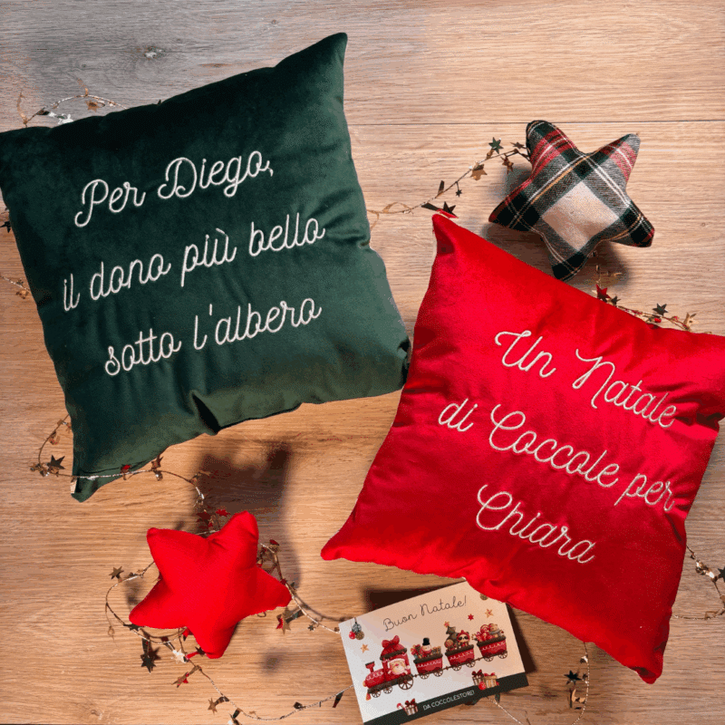 Cuscino Coccola con frase personalizzata - immagine 4
