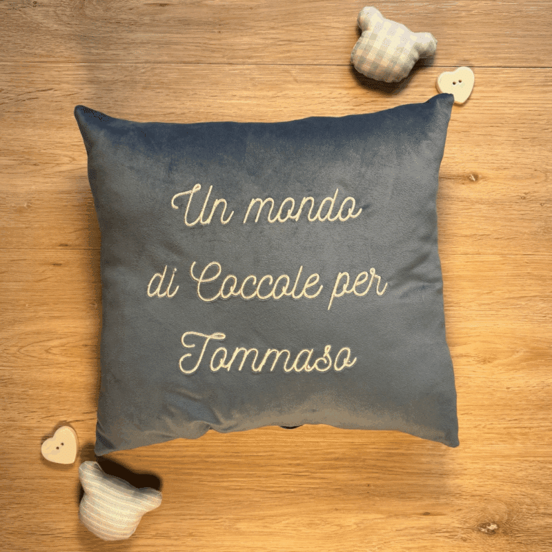 Cuscino Coccola con frase personalizzata - immagine 9