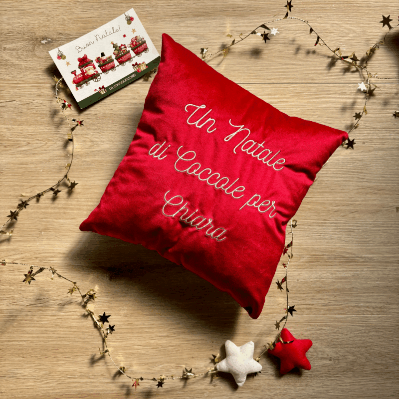 Cuscino Coccola con frase personalizzata - immagine 5