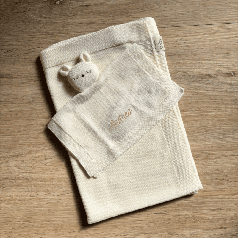 Set Regalo Nascita Personalizzato - DouDou e Copertina - immagine 2