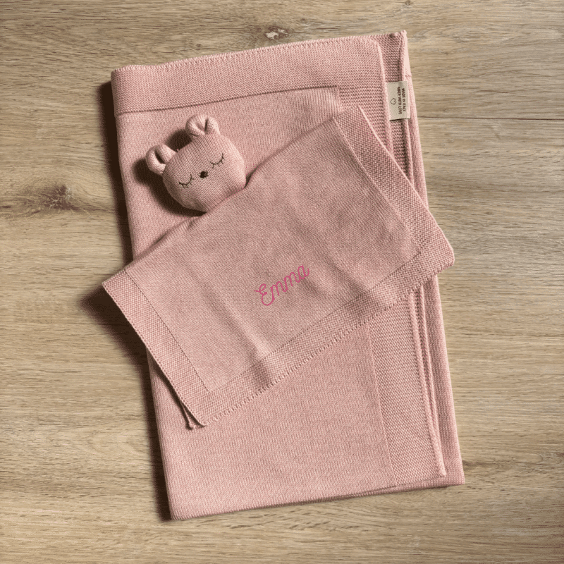 Set Regalo Nascita Personalizzato - DouDou e Copertina - immagine 4