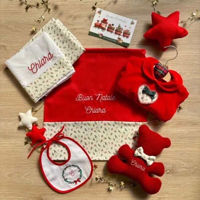 set natale agrifoglio