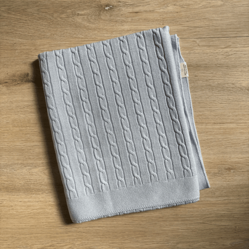 Copertina culla trecce in pura lana merino extrafine - immagine 5