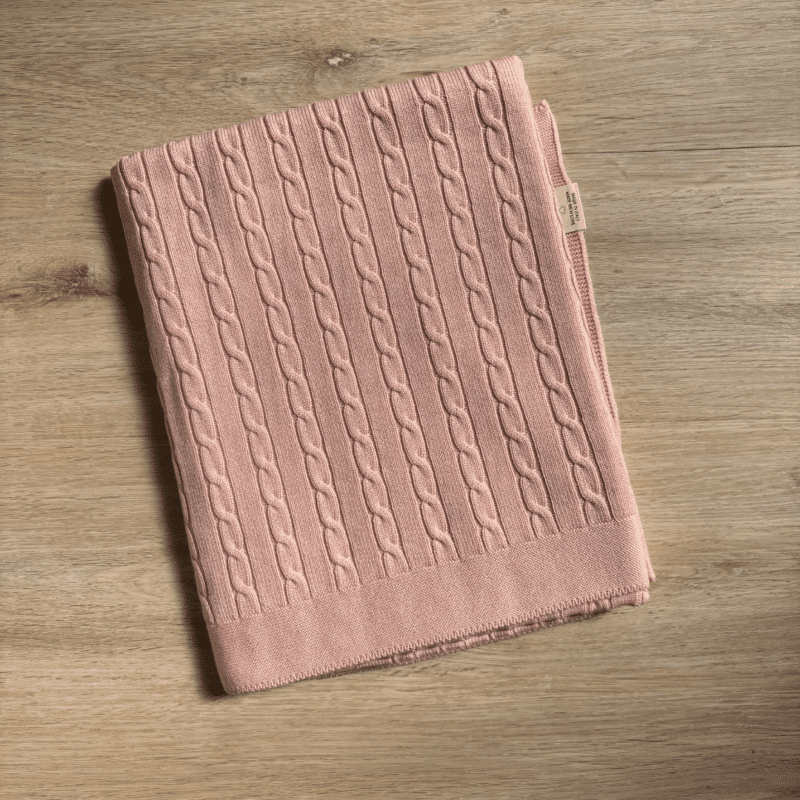 Copertina culla trecce in pura lana merino extrafine - immagine 4