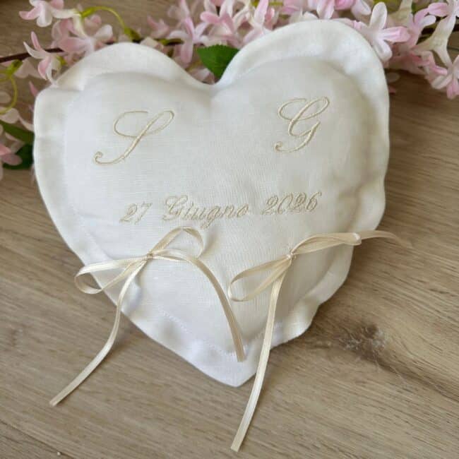 CUSCINO CUORE LINO