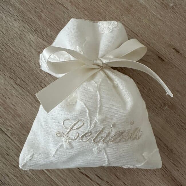 sachettino personalizzato in pizzo