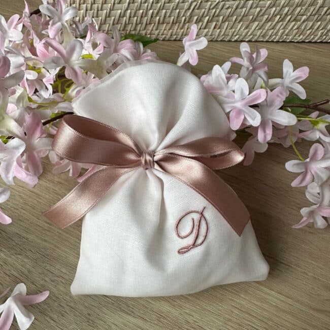 sacchettino tulle cipria