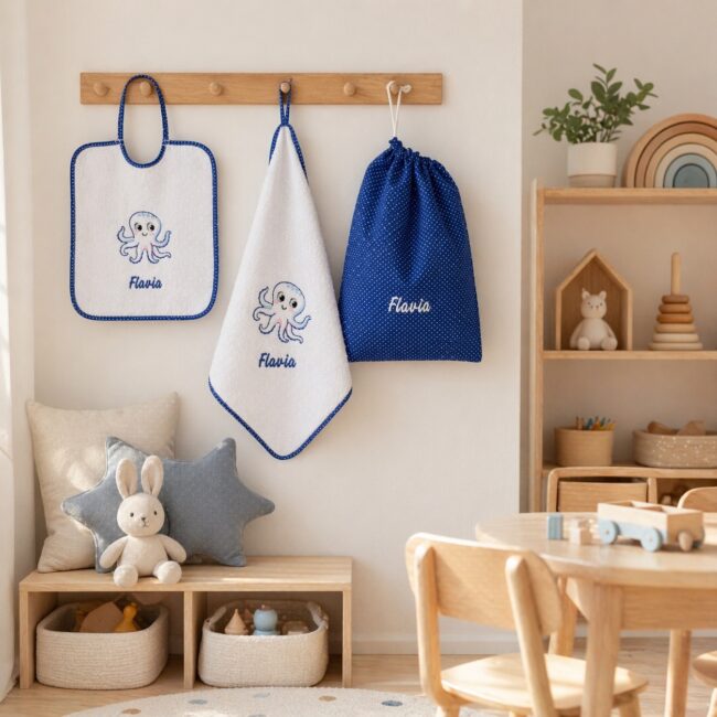 Set Asilo Scuola Materna Polipo Personalizzato