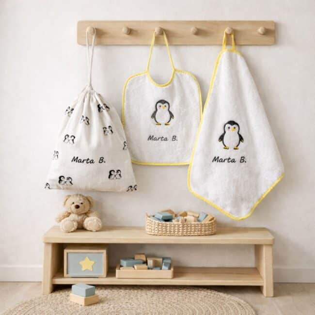 set pinguino stile nordico