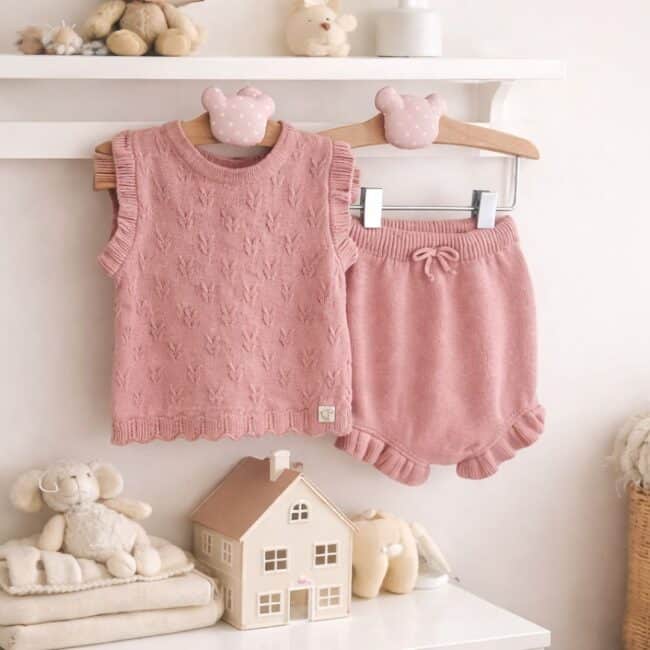 Completo in filo Traforato bimba