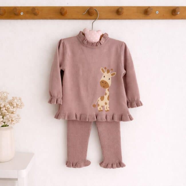 completo giraffa rosa