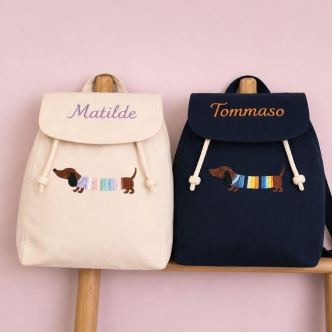 Zainetto asilo/scuola personalizzato