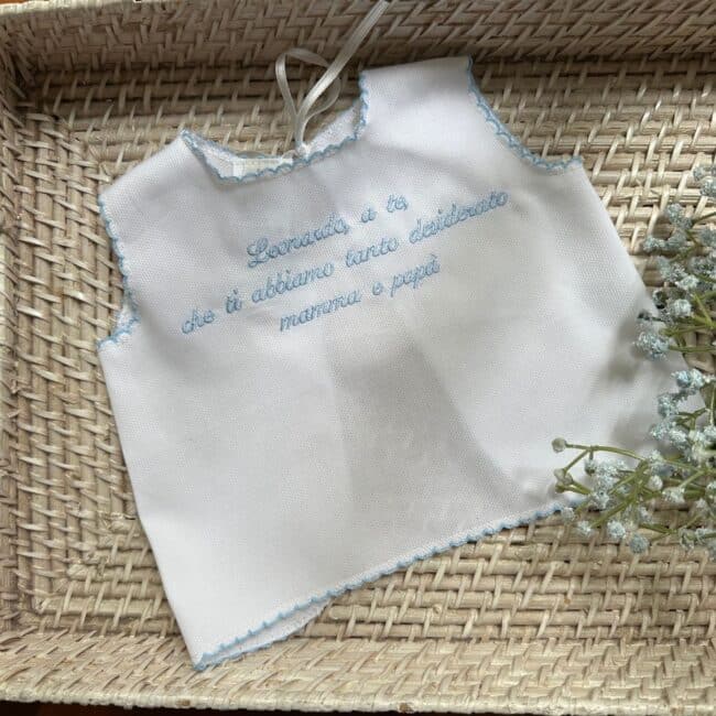 Camicino della Fortuna in piquet con frase personalizzata