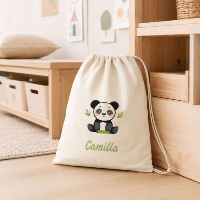 Sacca Corredino Personalizzata Panda